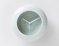 Porcelain clock / hook