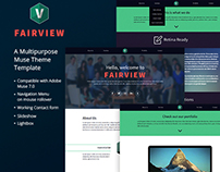 Fairview - A One Page Muse Theme
