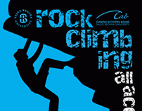 Campus Activities Board Rock Climbing Event