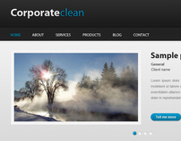 Corporateclean a free PSD Template