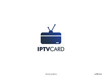 iptv card logo design