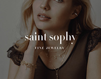Saint Sophie | Identity + Website Creation | Jewelry