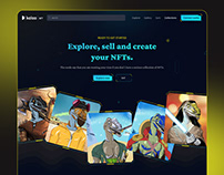 NFT Marketplace Landing page