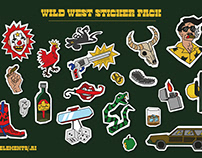 Wild West Sticker Pack