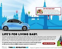 Fiat 500 - 'Loves London' Metro Homepage Takeover