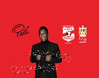 Pele in egypt - CocaCola LED Screen