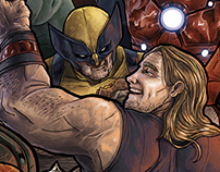 *BURGER HEROS* non official Marvel´s Avengers Cover