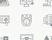 Icons/ Pictograms for Health Kiosk