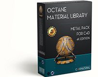 Octane material library for C4D - Metal Pack