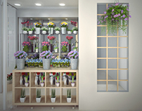 Belle Fleur flower shop visualisations