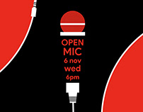 Open MIc 3x1 Poster