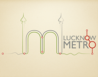 Logo Design Competition Entry for "Lucknow Metro Rail"