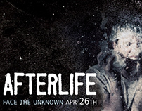 Afterlife, horror movie poster template