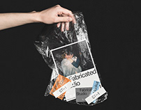 Stationery in a Plastic Bag Mockup