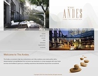 The Andes condo | villa Homepage Mock Up