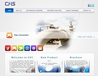 CHS STEELWORKS homepage mock up