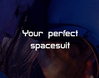 Promo Video for a site selling spacesuits