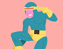 80s Cyclops from X-Men fanart