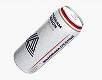 Free Drink Can Mockup