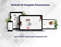 Coffee Shop Web UI Design
