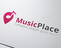 Music Place Logo Template