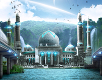 Outer space mosque