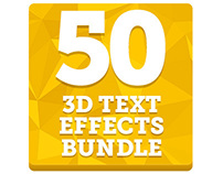 50 Creative 3D Text Effects