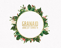 Granaio - Drink List - Summer '19