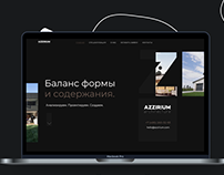 Дизайн сайта для архитектурного бюро
