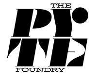 «THE PYTE FOUNDRY» — 52 weeks of Display Type Lunacy
