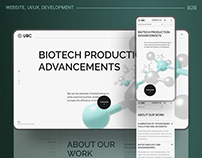 Biotech Website Design