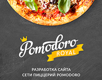 Разработка сайта сети пиццерий Pomodoro