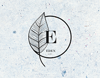 EDEN Logo Design - Modern Flower Shop