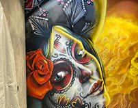 Mexican Girl Mural