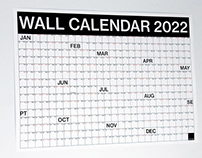 WALL CALENDAR 2022 - FREE DOWNLOAD