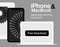 iPhone&MacBook vector mockups [AI]