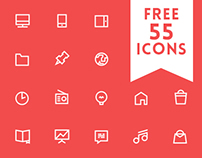 Free 55 icons set