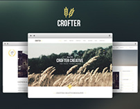 Crofter One Page PSD Template