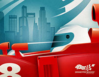 Singapore F1 Grand Prix Posters