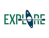 Logo Illustration - Explore Kayak Design