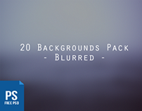 Blurred Backgrounds 4 Packs | Free PSD