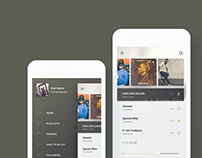 UI Design - Music app