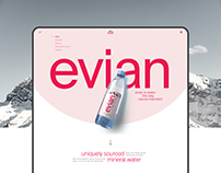 Evian website redesign
