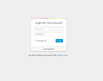 Register and Login (Sign In) Page