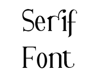 Un Named serif font