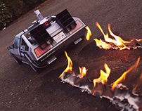 DeLorean - BTTF Inspired papercraft