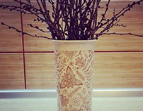 Floral vase design