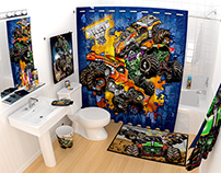 3d Model - Monster Jam® Licensed Bathroom Products