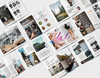 Modern Minimalist Travel Agency Magazine