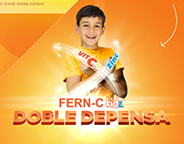 Key Visual - Fern-C Kidz Doble Depensa Campaign